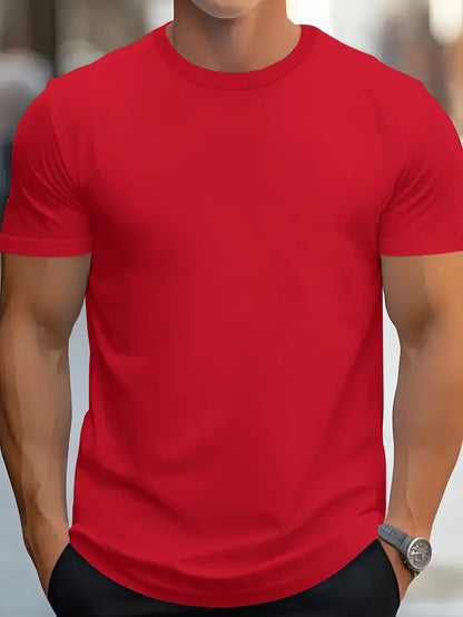 Men's Cotton Casual Short Sleeve