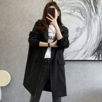 Loose Mid-length Hong Kong Style Coat