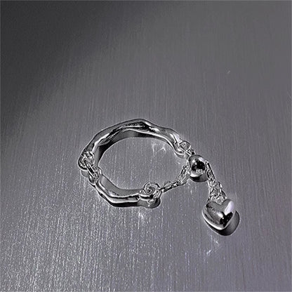 Love Stitching Chain Ring Female Niche Design