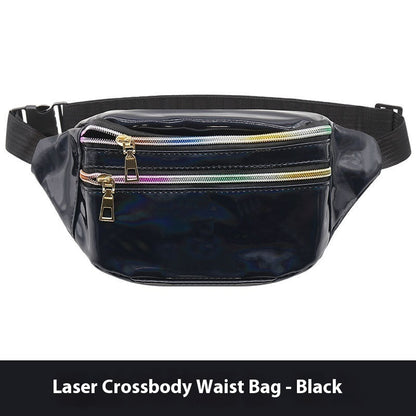 Outdoor Men's And Women's Waist Pack Sports Fitness 7 Color Laser