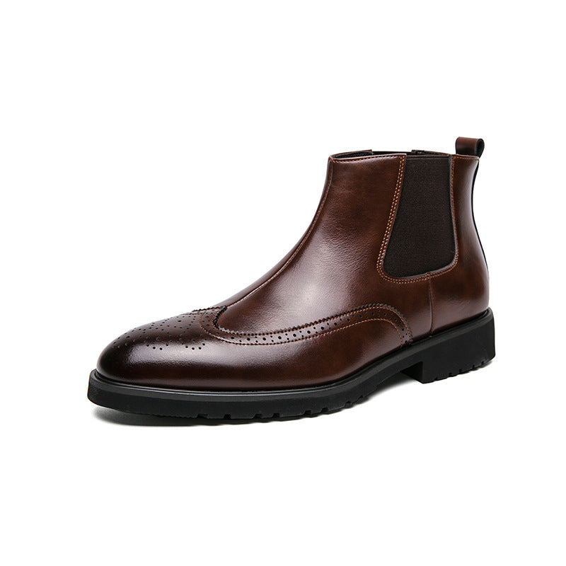 Fashion Martin Boots Cross-border Plus Size Men's Chelsea Boots