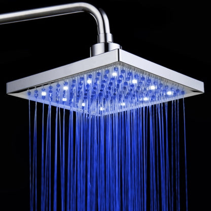 Luminous color changing shower head