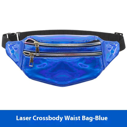 Outdoor Men's And Women's Waist Pack Sports Fitness 7 Color Laser