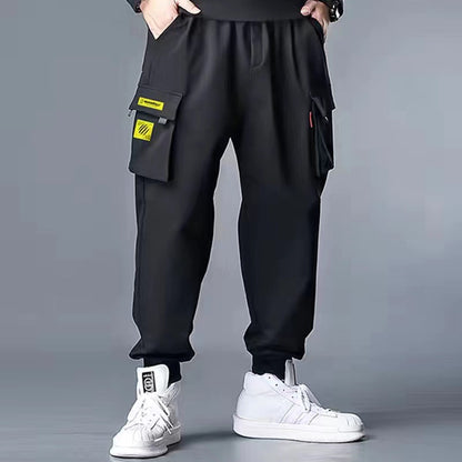 Polyester Plus Size Men's Casual Working Pants