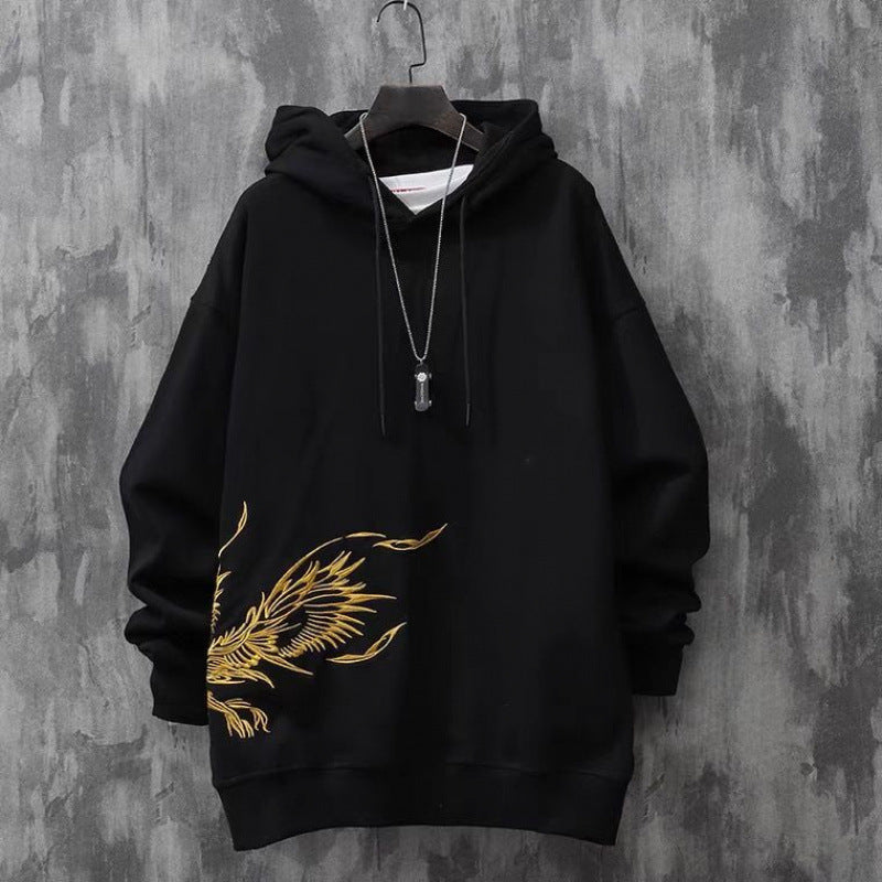 Heavy Industry Phoenix Embroidered Hoodie Male