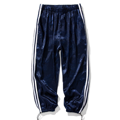 Men's Cotton Linen Retro Sports Casual Pants