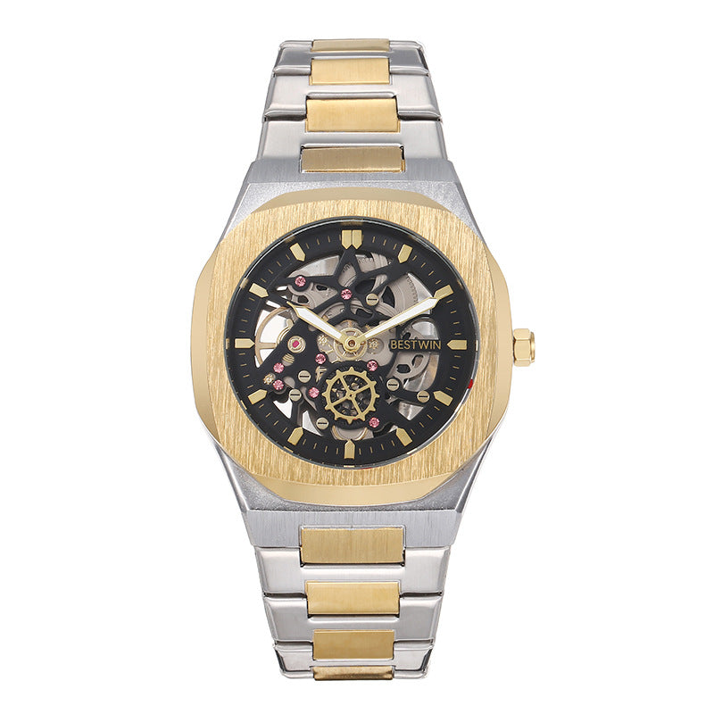 Fashion Alloy Watch Men's Watch BESTWIN Hollow Butterfly Clasp