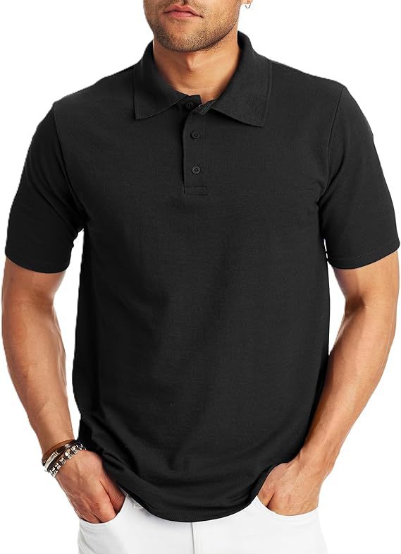 Loose And Simple Men's Short-sleeved Polo Shirt