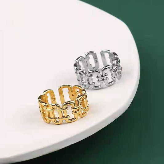 Fashion Classic Hollow Opening Ring