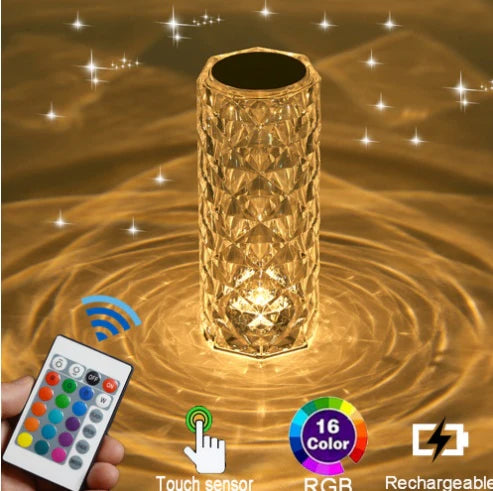 Creative Crystal Diamond Table Lamp